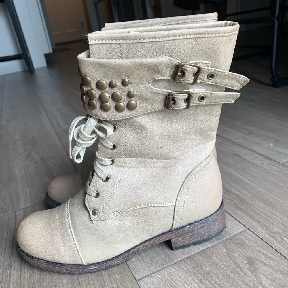 Charlotte Russe Size 8 Lace Up / Zip Up Booties!